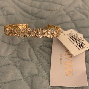 David's Bridal Laurel Leaf Bracelet Jewelry in Gold